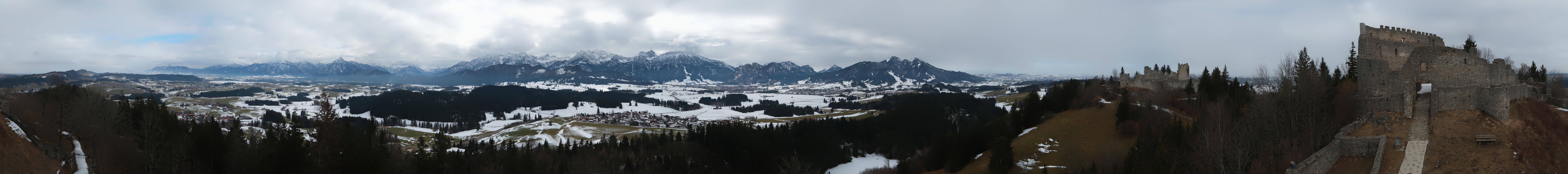 Archiv Foto Webcam Ausblick Burgruine Eisenberg