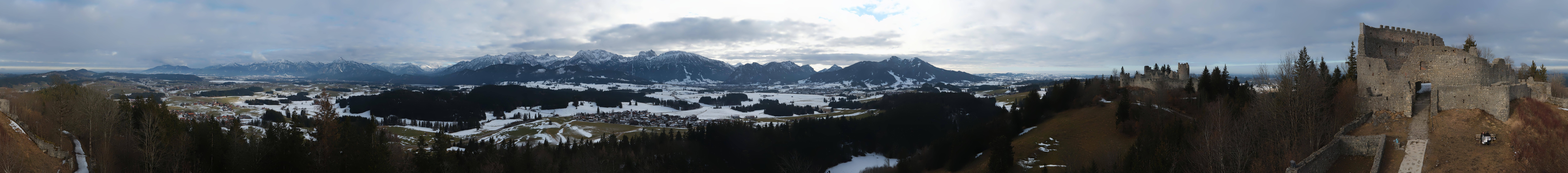 Archiv Foto Webcam Ausblick Burgruine Eisenberg