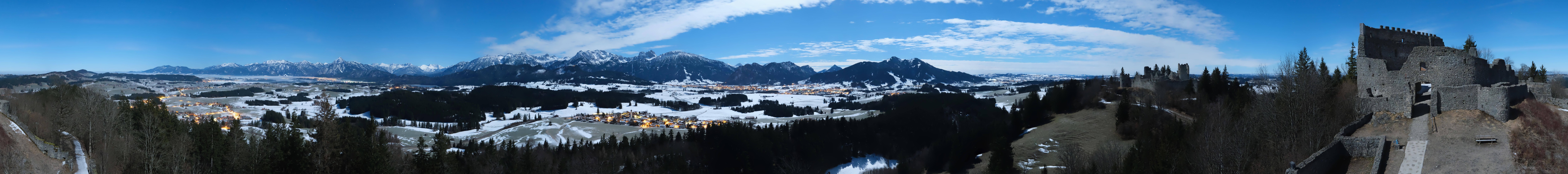 Archiv Foto Webcam Ausblick Burgruine Eisenberg