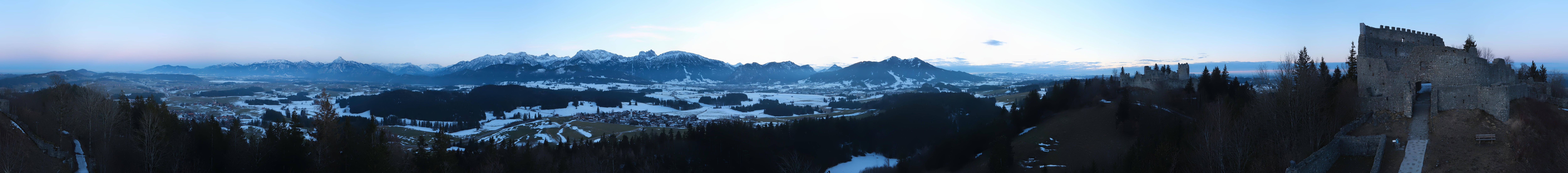 Archiv Foto Webcam Ausblick Burgruine Eisenberg