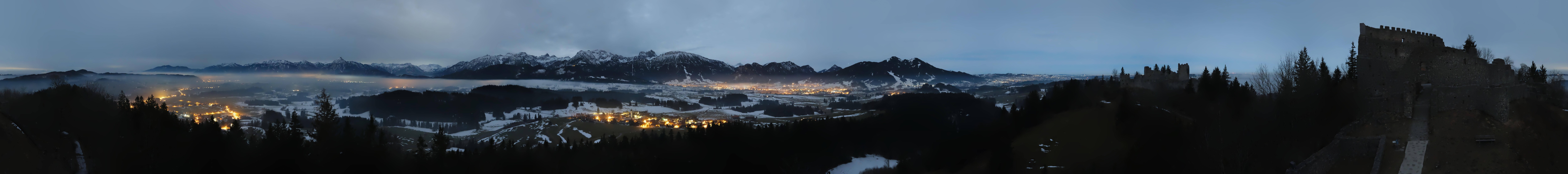Archiv Foto Webcam Ausblick Burgruine Eisenberg