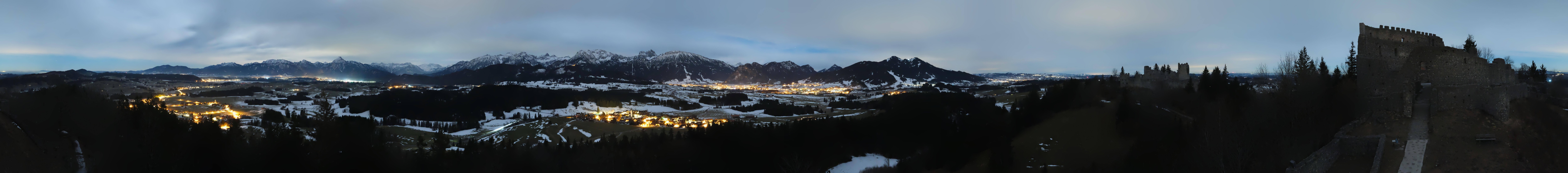 Archiv Foto Webcam Ausblick Burgruine Eisenberg