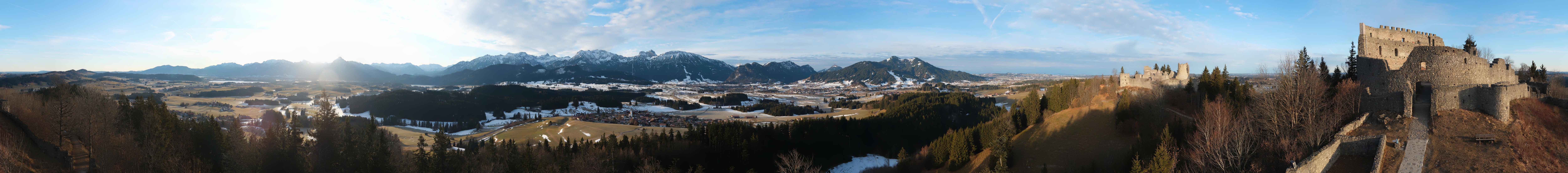 Archiv Foto Webcam Ausblick Burgruine Eisenberg