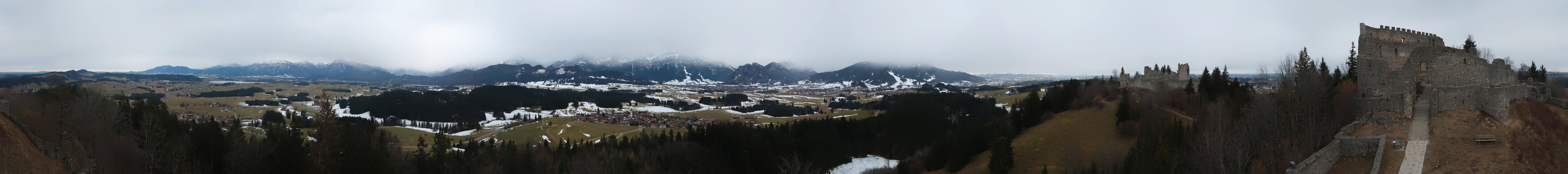 Archiv Foto Webcam Ausblick Burgruine Eisenberg