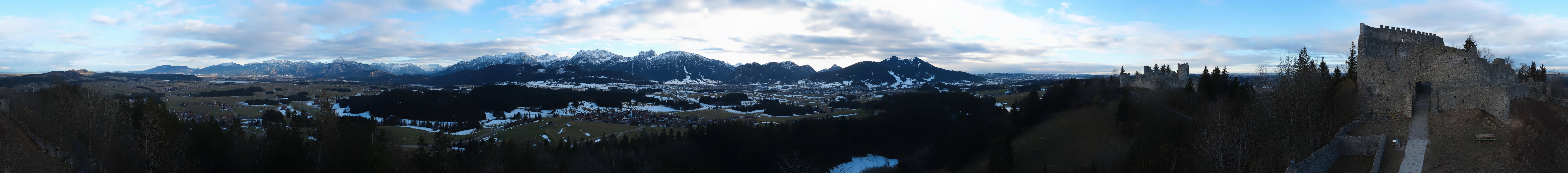Archiv Foto Webcam Ausblick Burgruine Eisenberg