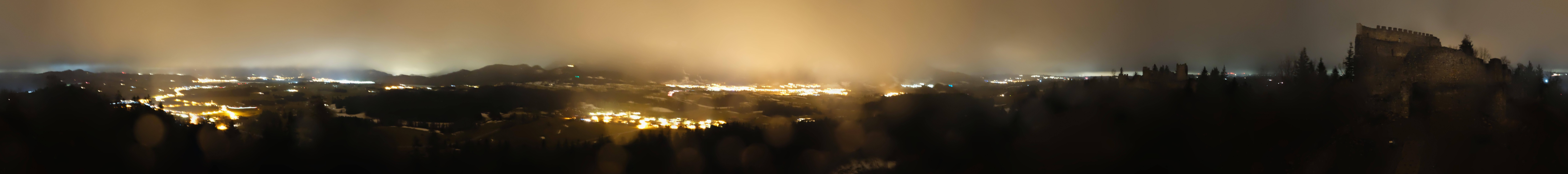 Archiv Foto Webcam Ausblick Burgruine Eisenberg