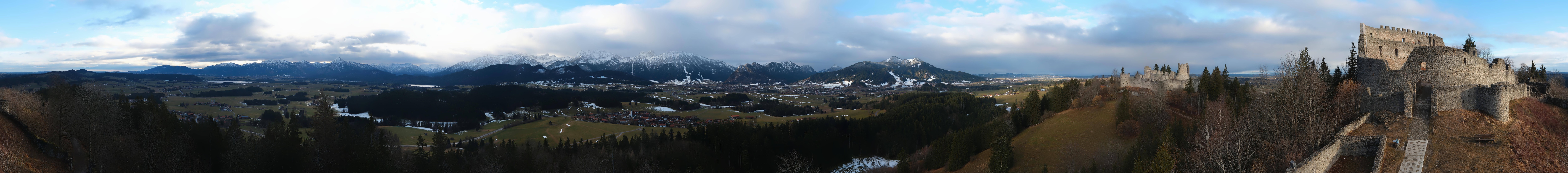 Archiv Foto Webcam Ausblick Burgruine Eisenberg
