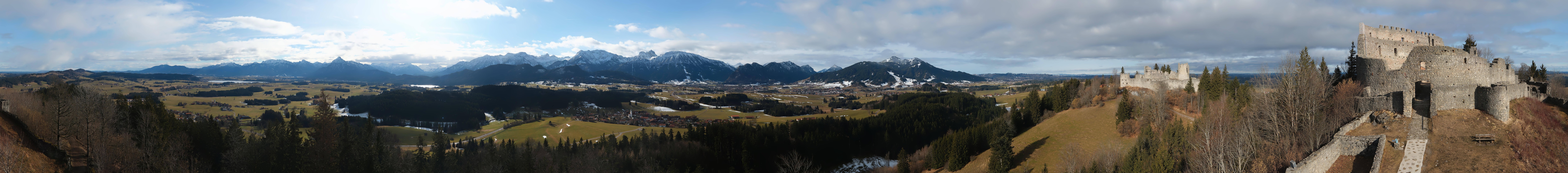 Archiv Foto Webcam Ausblick Burgruine Eisenberg