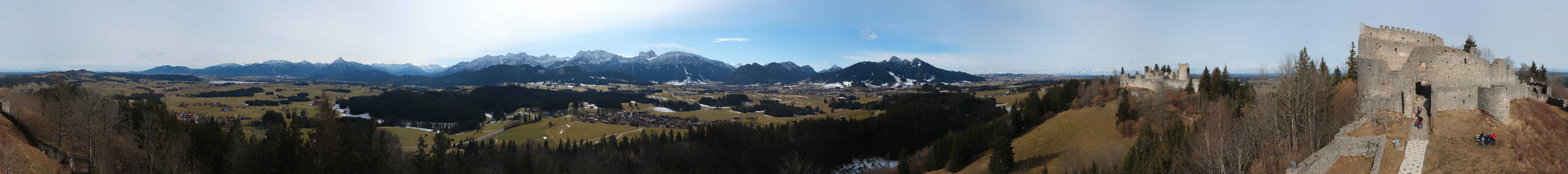 Archiv Foto Webcam Ausblick Burgruine Eisenberg