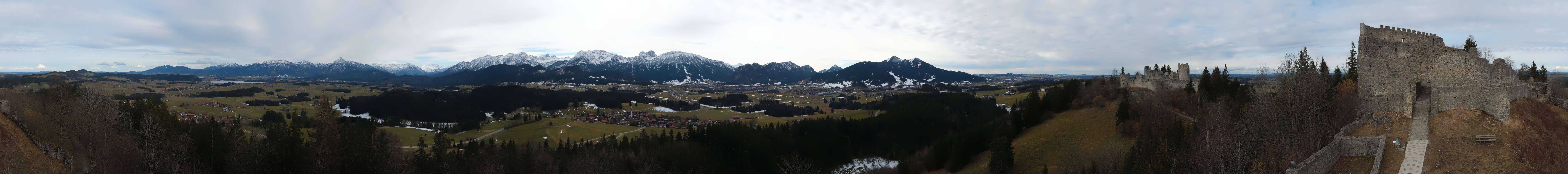 Archiv Foto Webcam Ausblick Burgruine Eisenberg