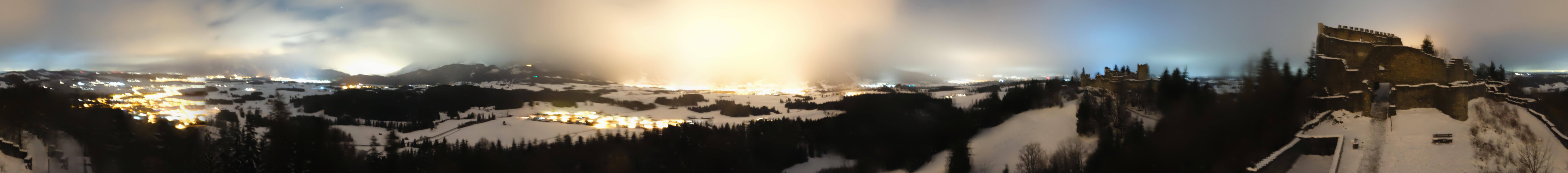 Archiv Foto Webcam Ausblick Burgruine Eisenberg