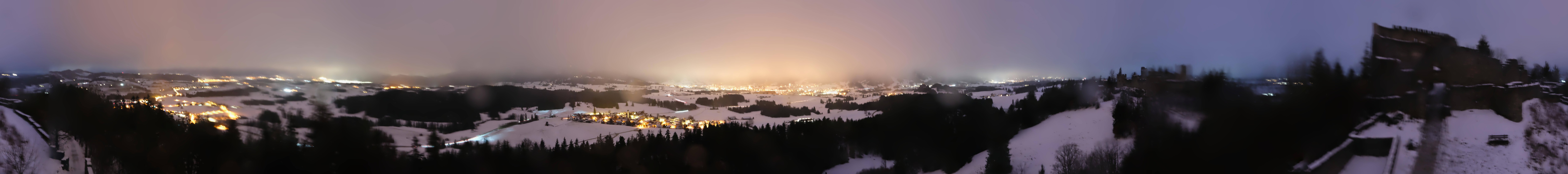 Archiv Foto Webcam Ausblick Burgruine Eisenberg
