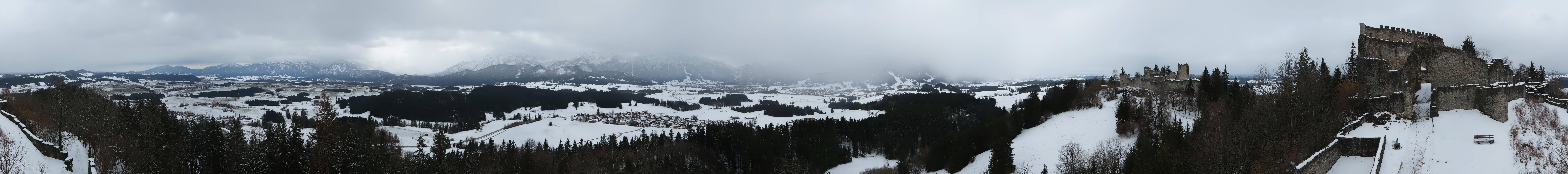 Archiv Foto Webcam Ausblick Burgruine Eisenberg