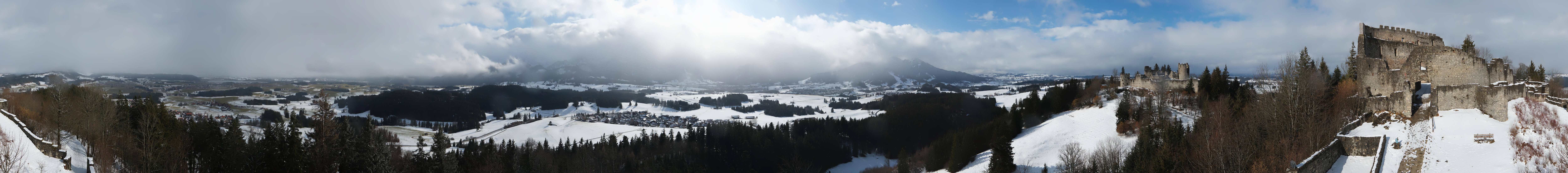 Archiv Foto Webcam Ausblick Burgruine Eisenberg