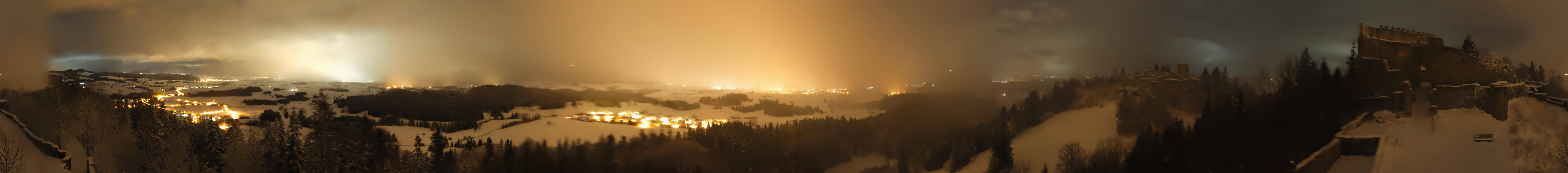 Archiv Foto Webcam Ausblick Burgruine Eisenberg