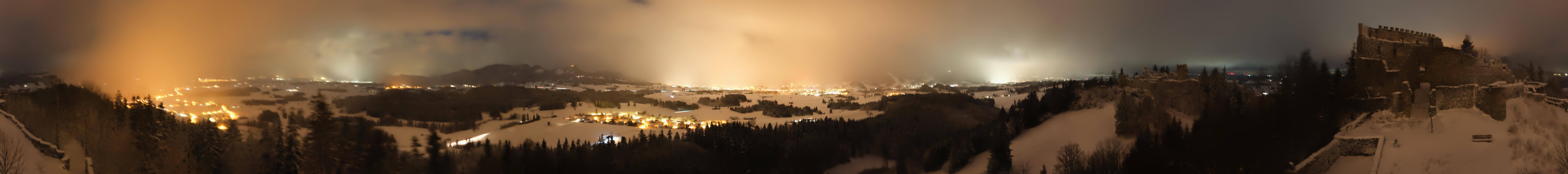 Archiv Foto Webcam Ausblick Burgruine Eisenberg