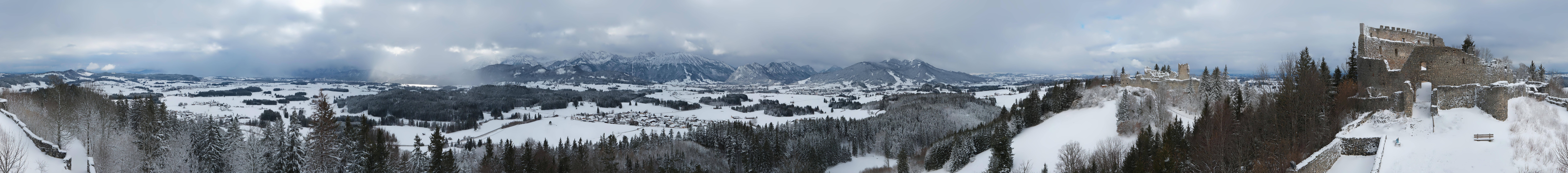 Archiv Foto Webcam Ausblick Burgruine Eisenberg
