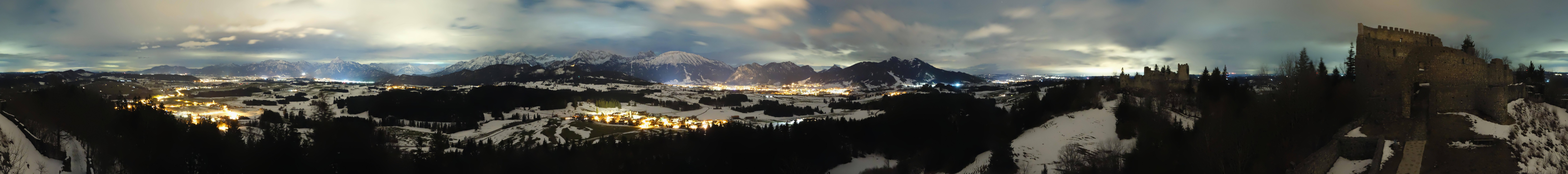 Archived image Webcam View Castle ruins Eisenberg