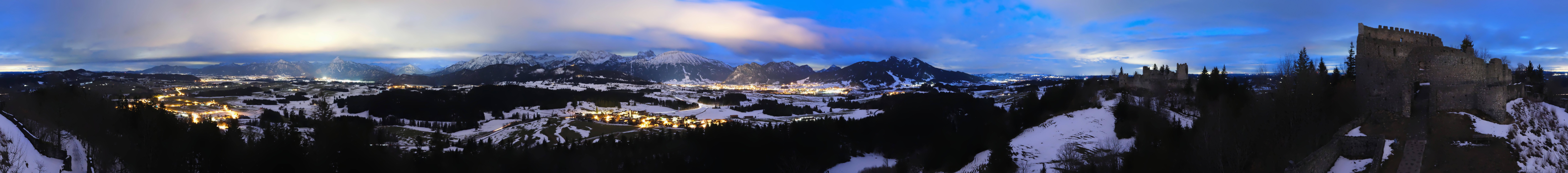 Archived image Webcam View Castle ruins Eisenberg