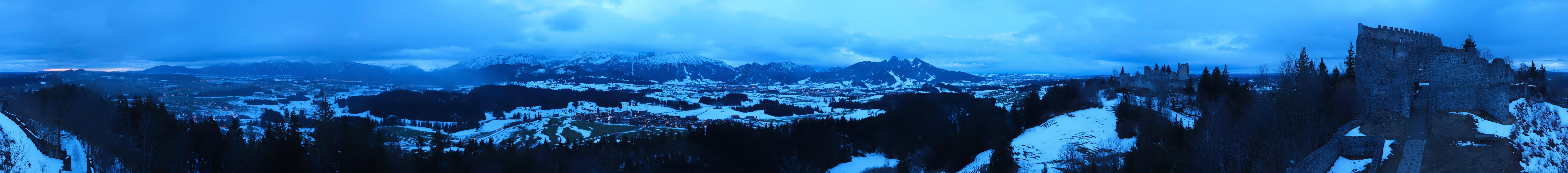 Archived image Webcam View Castle ruins Eisenberg