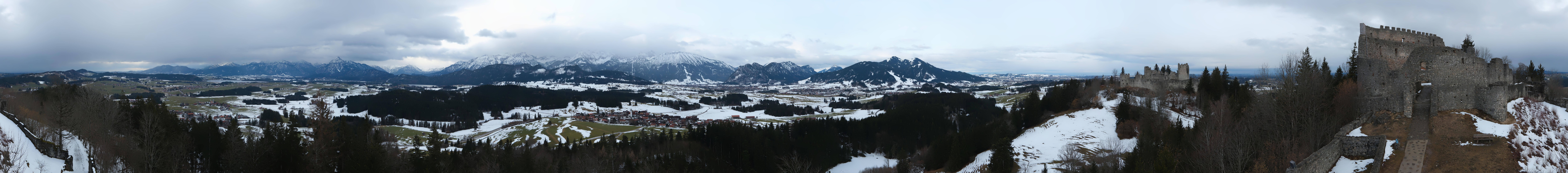 Archived image Webcam View Castle ruins Eisenberg