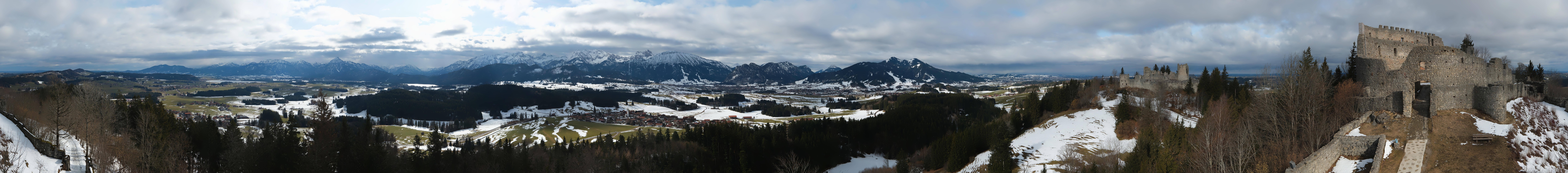 Archived image Webcam View Castle ruins Eisenberg