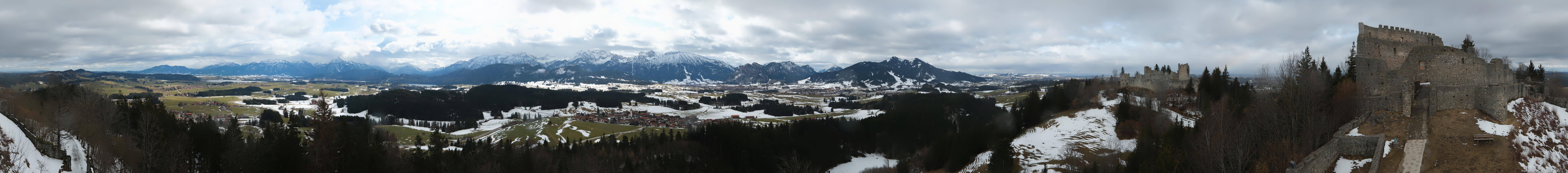 Archived image Webcam View Castle ruins Eisenberg