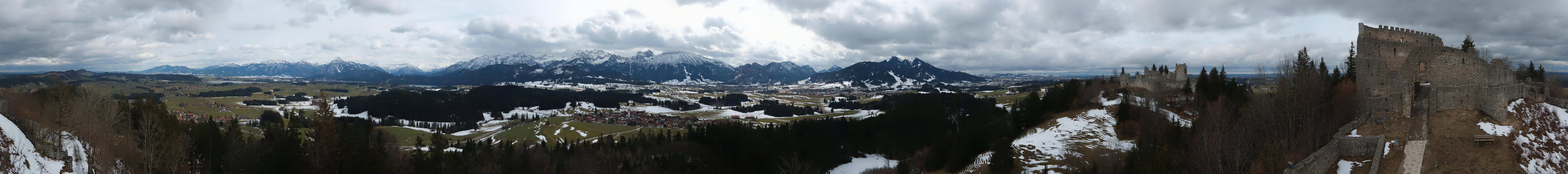 Archived image Webcam View Castle ruins Eisenberg