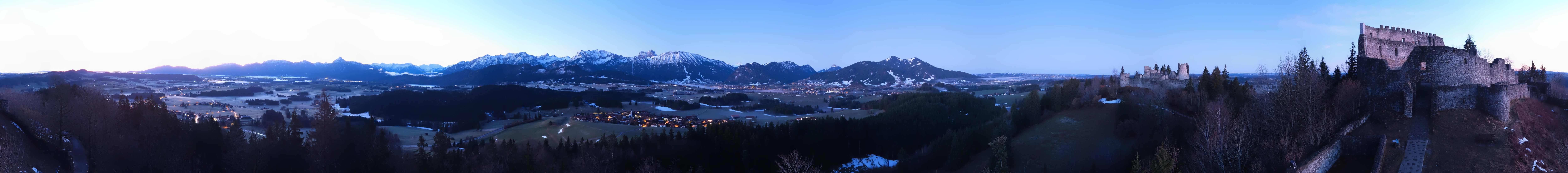 Archived image Webcam View Castle ruins Eisenberg