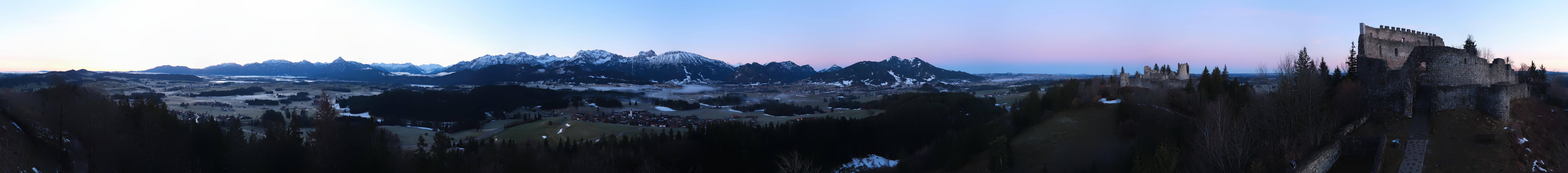 Archived image Webcam View Castle ruins Eisenberg