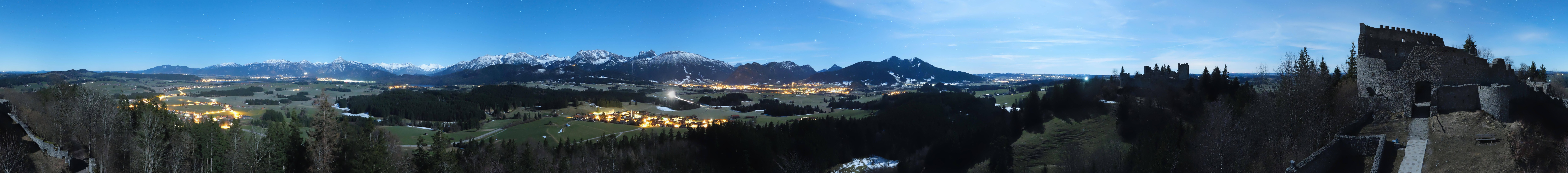 Archiv Foto Webcam Ausblick Burgruine Eisenberg
