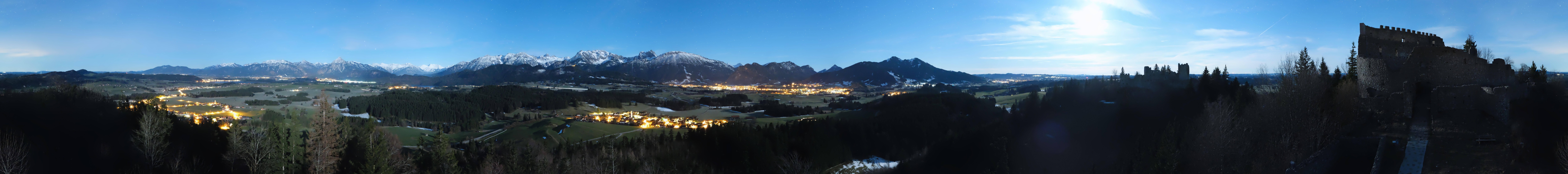 Archiv Foto Webcam Ausblick Burgruine Eisenberg