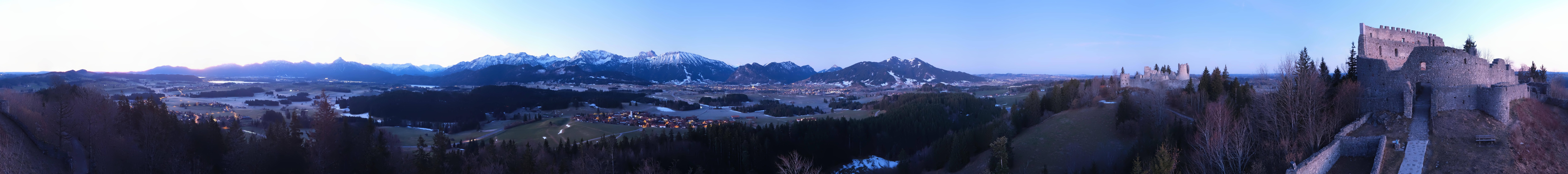 Archiv Foto Webcam Ausblick Burgruine Eisenberg