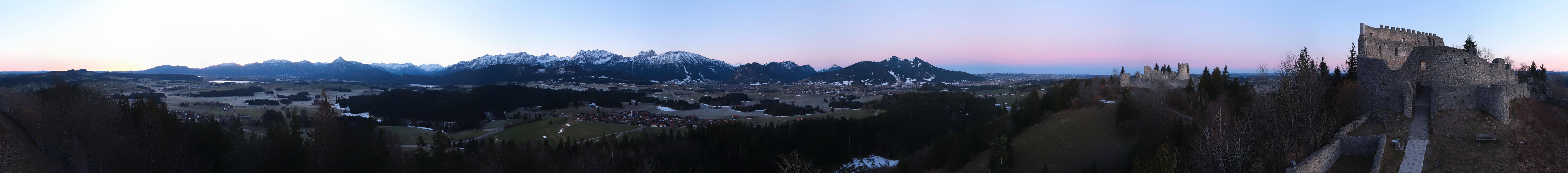 Archiv Foto Webcam Ausblick Burgruine Eisenberg
