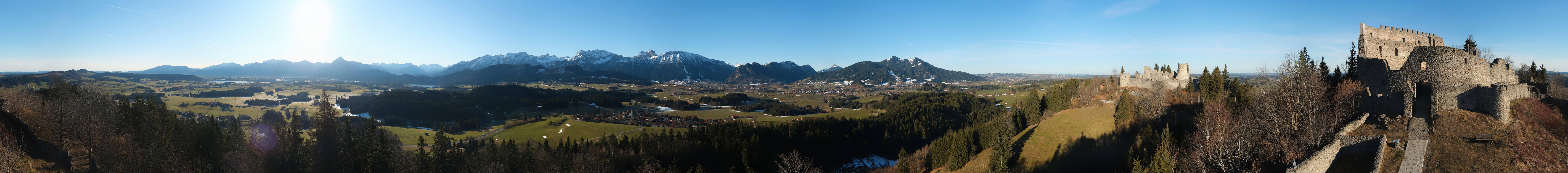 Archiv Foto Webcam Ausblick Burgruine Eisenberg