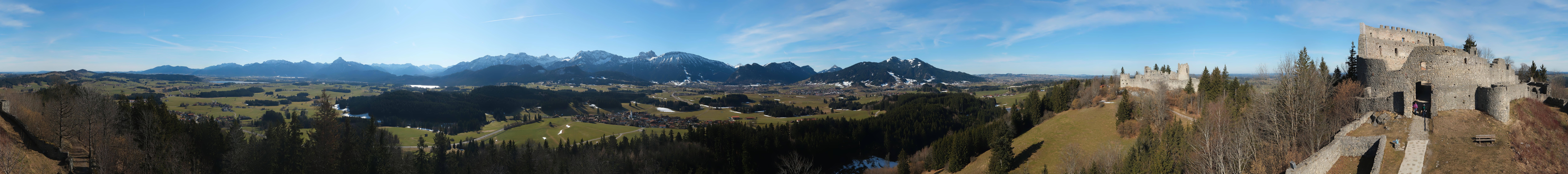 Archiv Foto Webcam Ausblick Burgruine Eisenberg