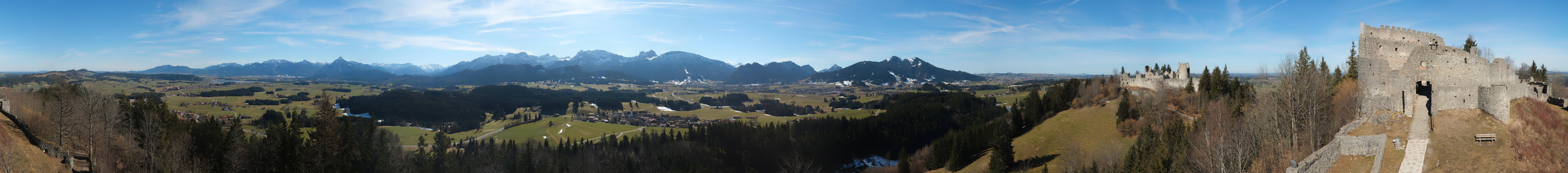 Archiv Foto Webcam Ausblick Burgruine Eisenberg