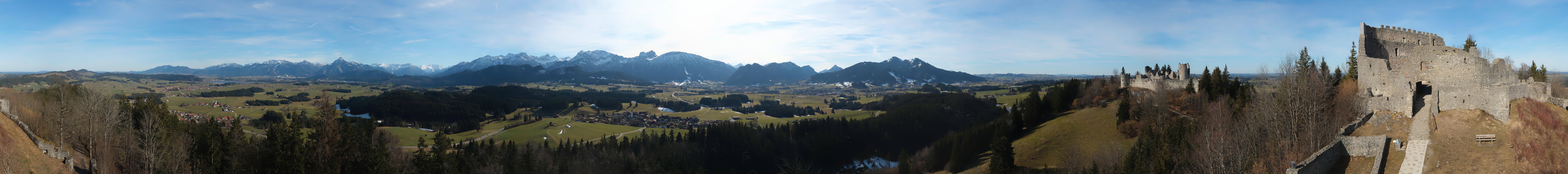 Archiv Foto Webcam Ausblick Burgruine Eisenberg