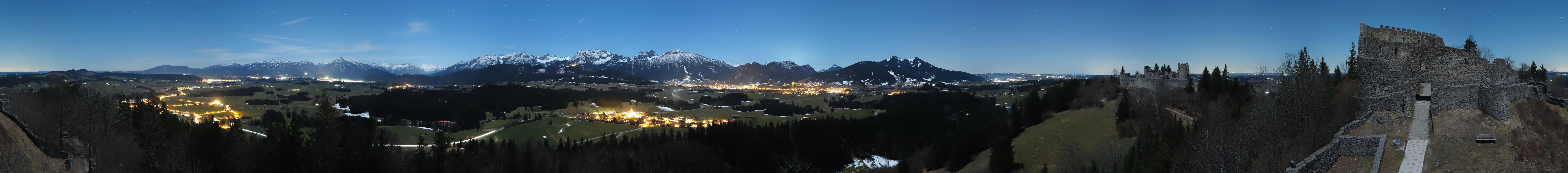 Archived image Webcam View Castle ruins Eisenberg