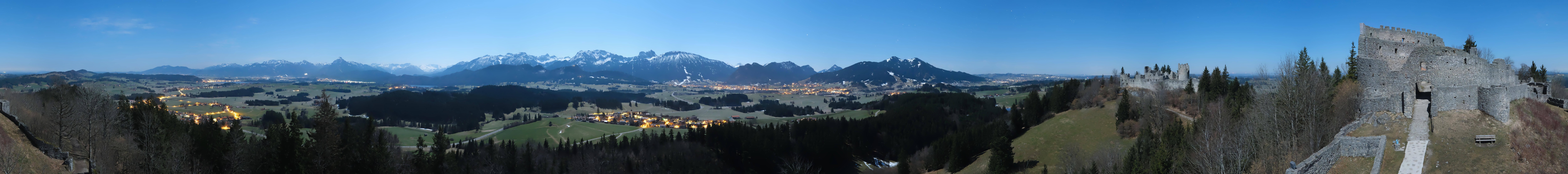 Archiv Foto Webcam Ausblick Burgruine Eisenberg