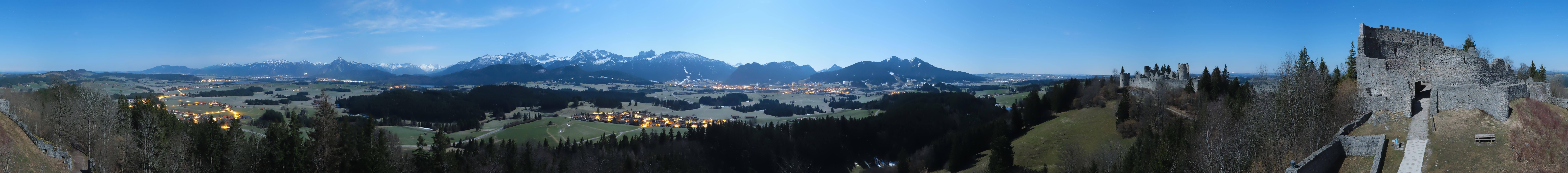 Archiv Foto Webcam Ausblick Burgruine Eisenberg