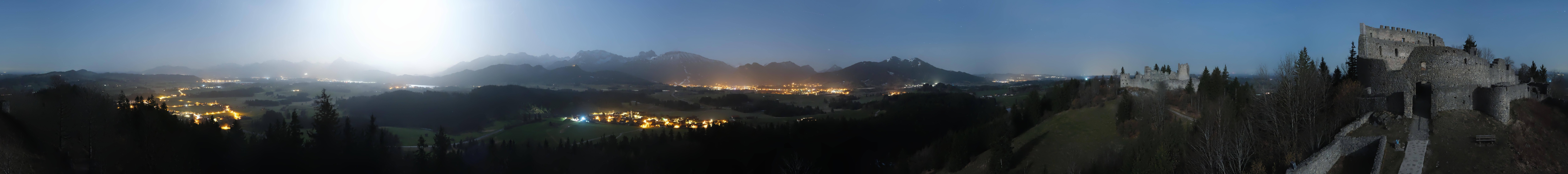 Archived image Webcam View Castle ruins Eisenberg