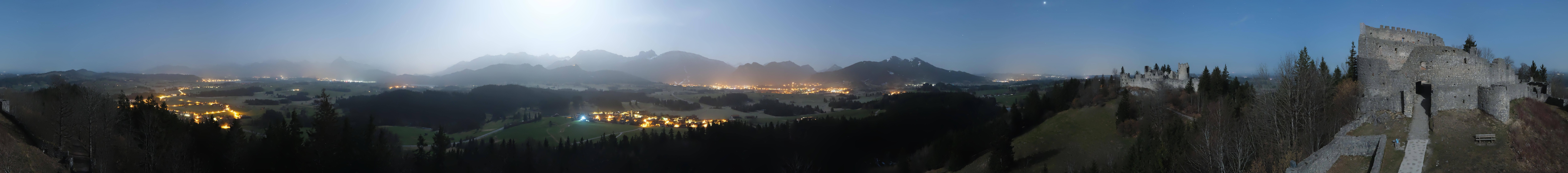 Archived image Webcam View Castle ruins Eisenberg