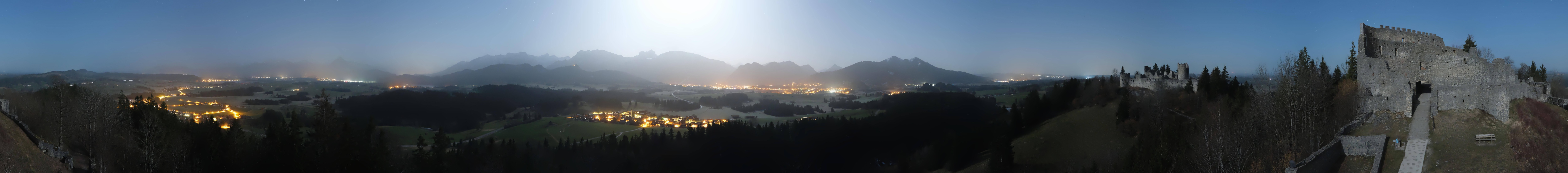 Archived image Webcam View Castle ruins Eisenberg