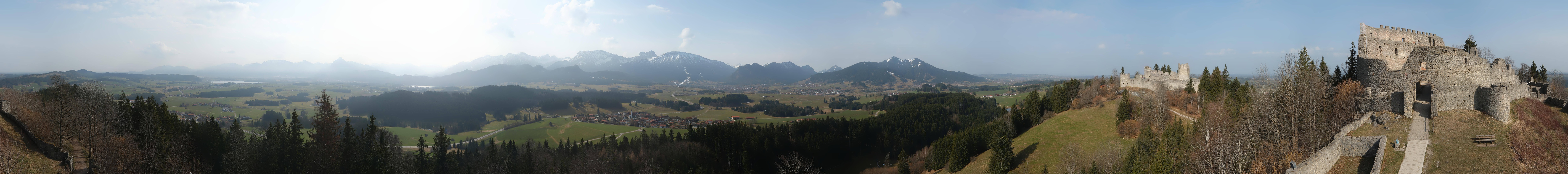 Archiv Foto Webcam Ausblick Burgruine Eisenberg