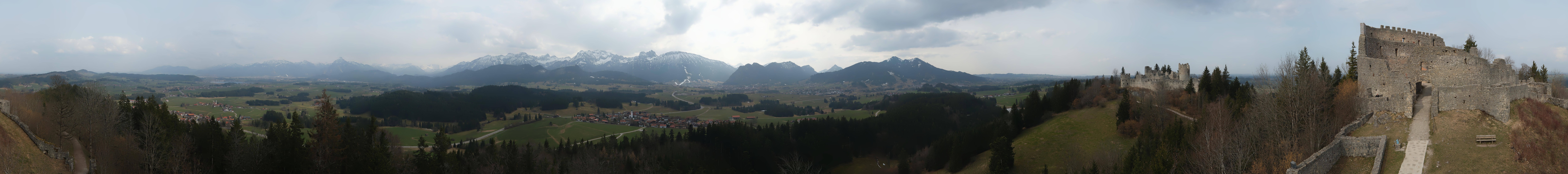 Archiv Foto Webcam Ausblick Burgruine Eisenberg