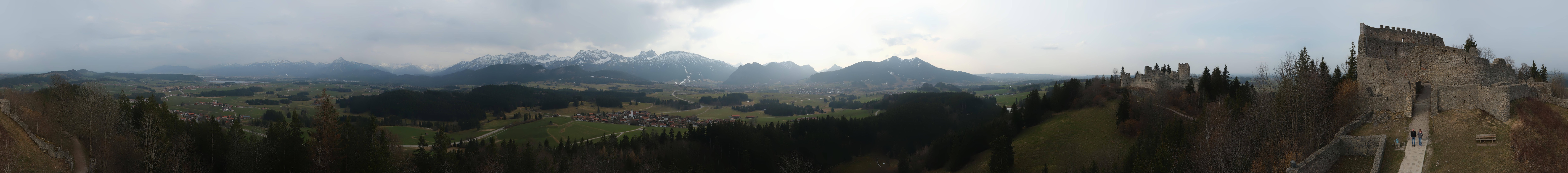 Archiv Foto Webcam Ausblick Burgruine Eisenberg