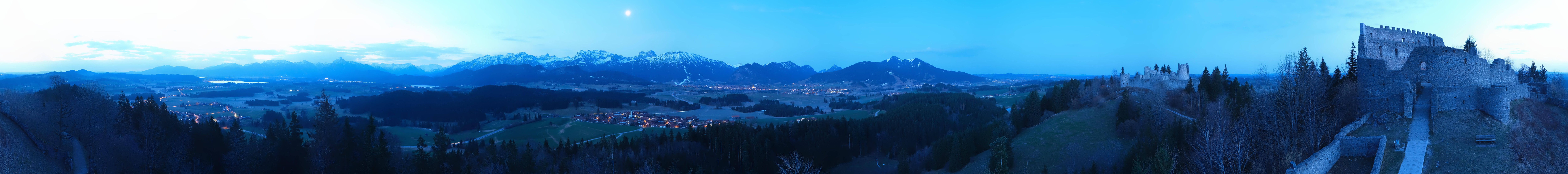 Archiv Foto Webcam Ausblick Burgruine Eisenberg