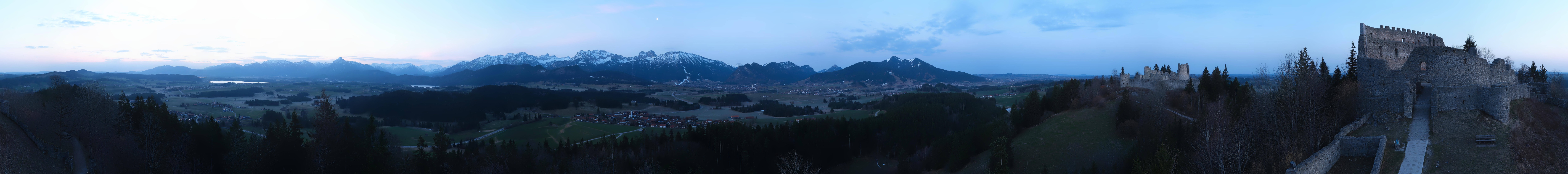 Archiv Foto Webcam Ausblick Burgruine Eisenberg