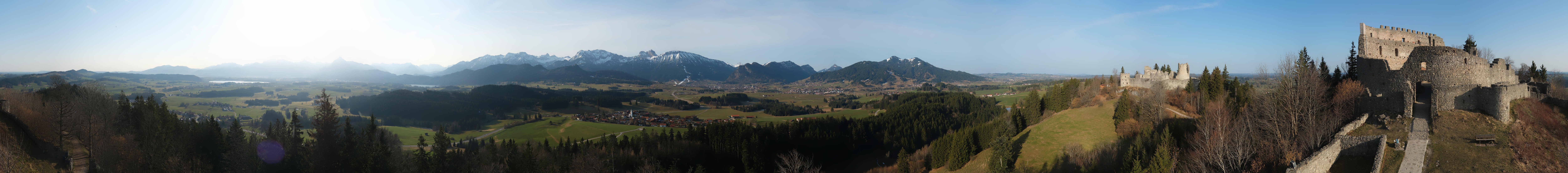 Archiv Foto Webcam Ausblick Burgruine Eisenberg